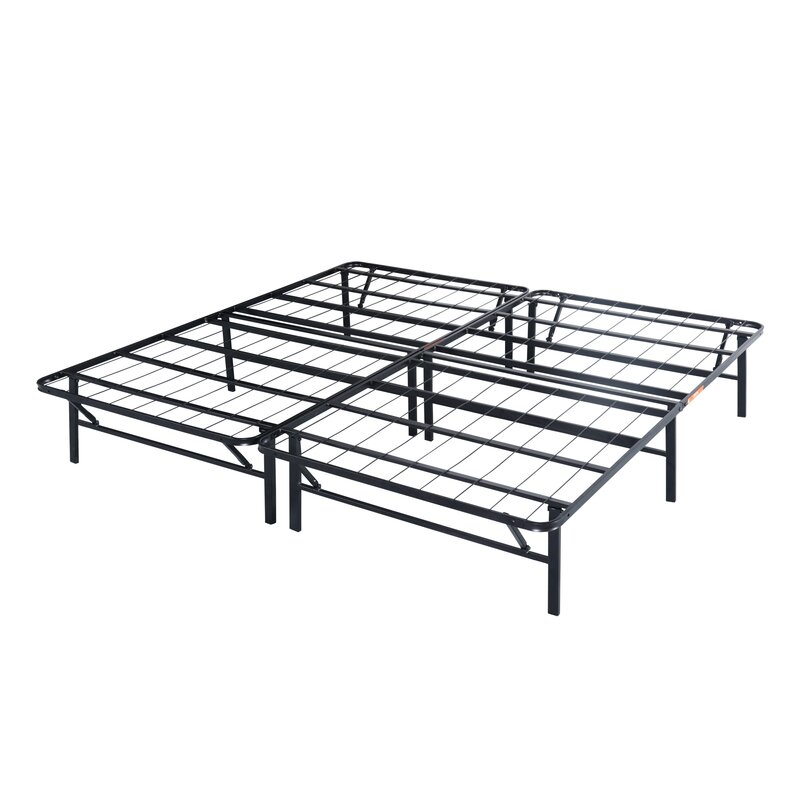 Alwyn Home Geordi 14'' Steel Wire-Grid Bed Frame & Reviews | Wayfair